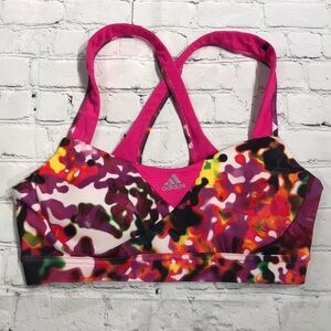 Addidas multicolour sports bra